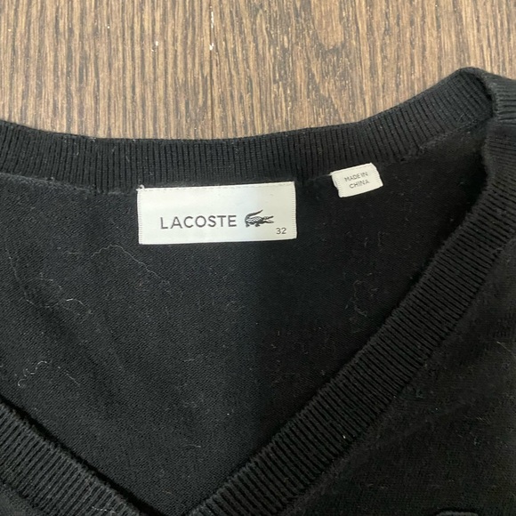 Lacoste V Neck Sweater - Picture 5 of 6